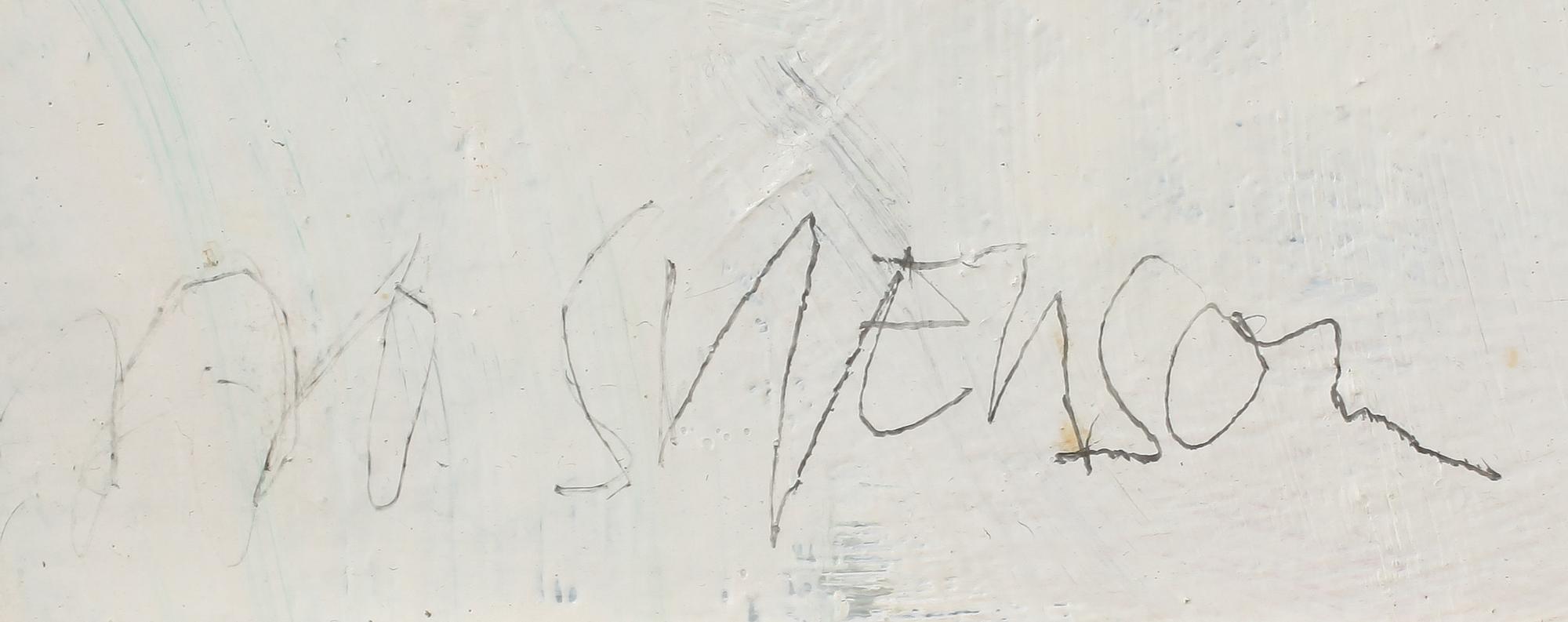 BO SWENSON, olja på duk, signerad, daterad a tergo 1962.