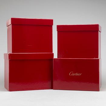 CARTIER, a 23-piece glass service 'La maison des Must', 1988.