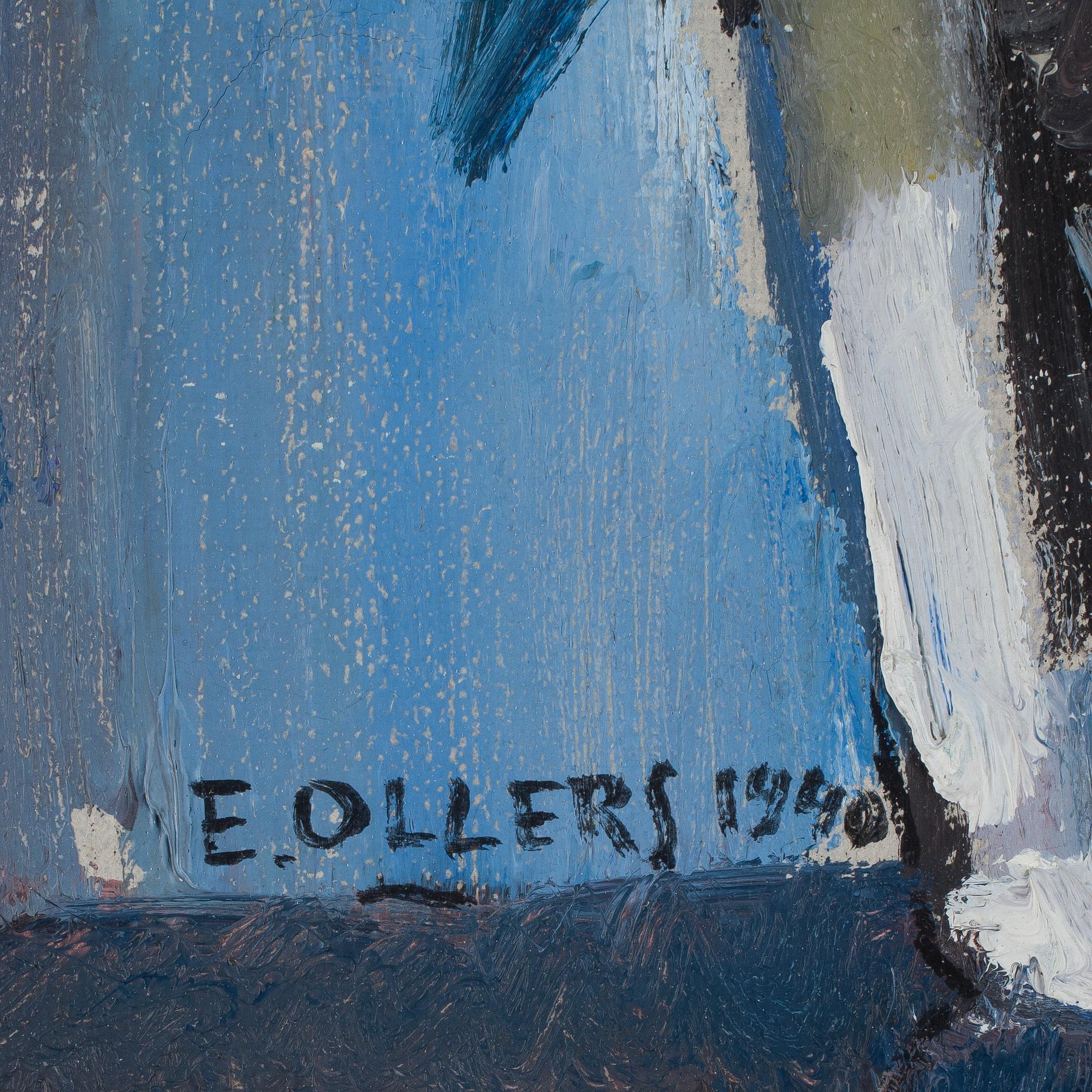 EDVIN OLLERS, olja på duk, sign o dat 1940.