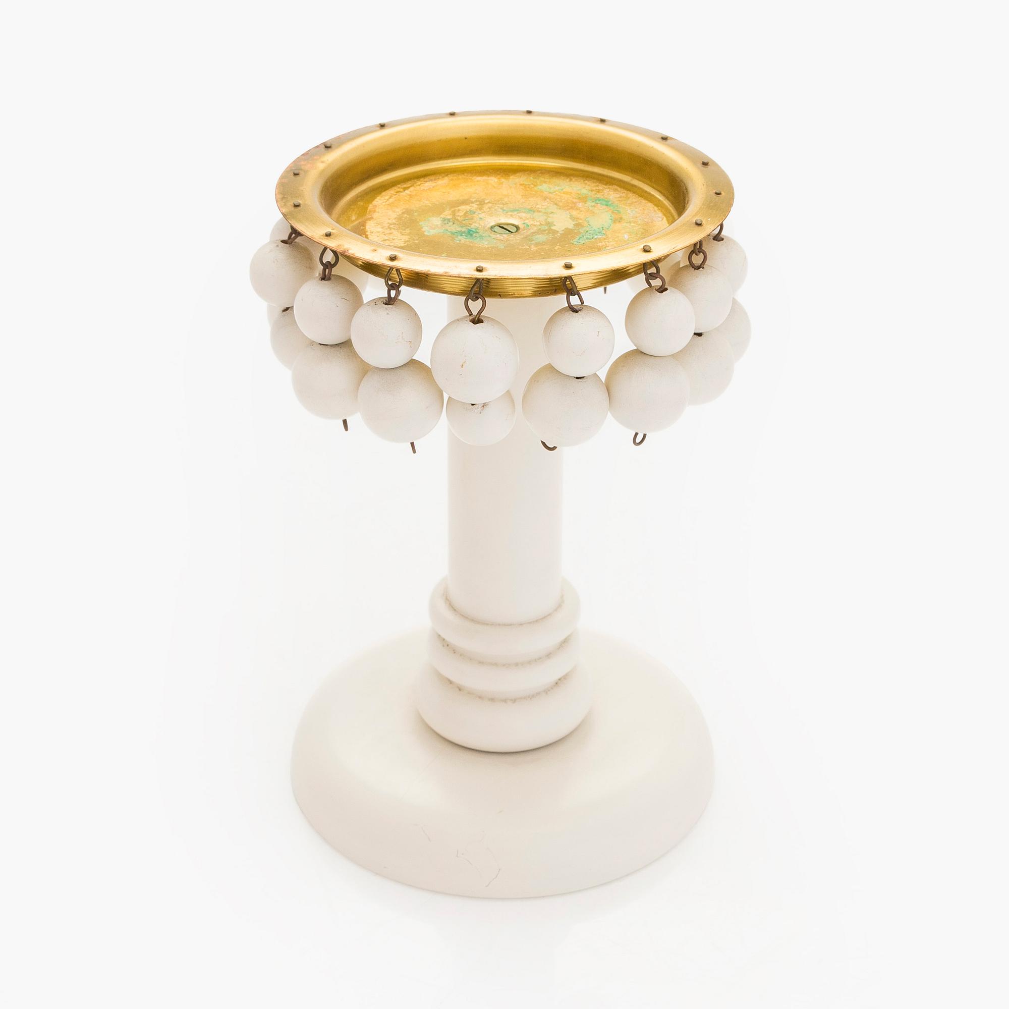 Kaija Aarikka, puuveistoksia, 2 kpl ja kynttilänjalka, Aarikka, Suomi.