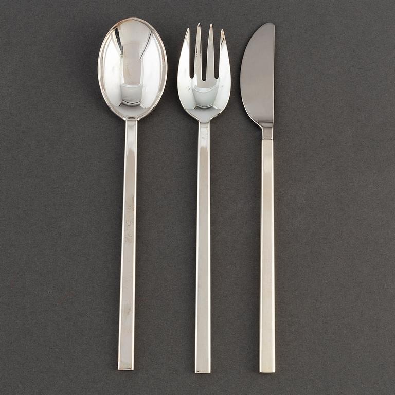 Six pieces of silver cutlery design Carl Philip Bernadotte, MEMA GAB 2009.