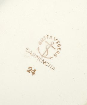 MATSERVIS, flintgods, 51 st, design: Stig Lindberg, servis i produktion mellan 1939 - 1951.
