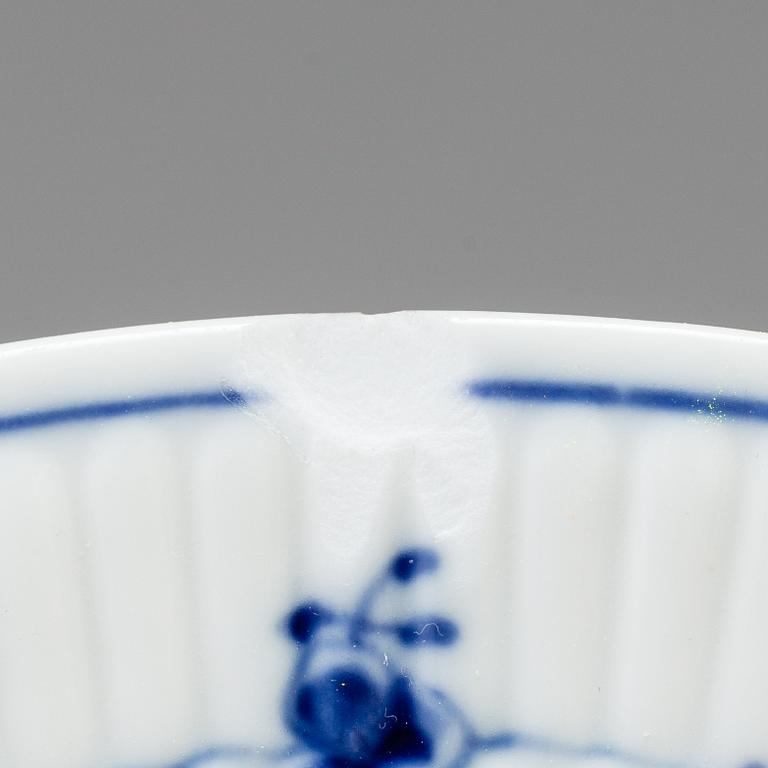 A Danish Royal Copenhagen "Blue Fluted" 36 piece porcelain coffee- and dinner service.
