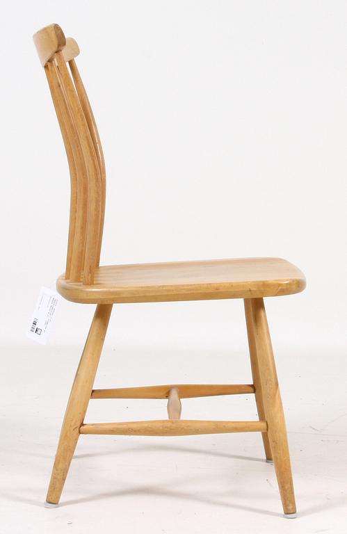 STOLAR, 3 st, "Åkerblomstolen", formgiven av Gunnar Eklöf m.fl., 1948.