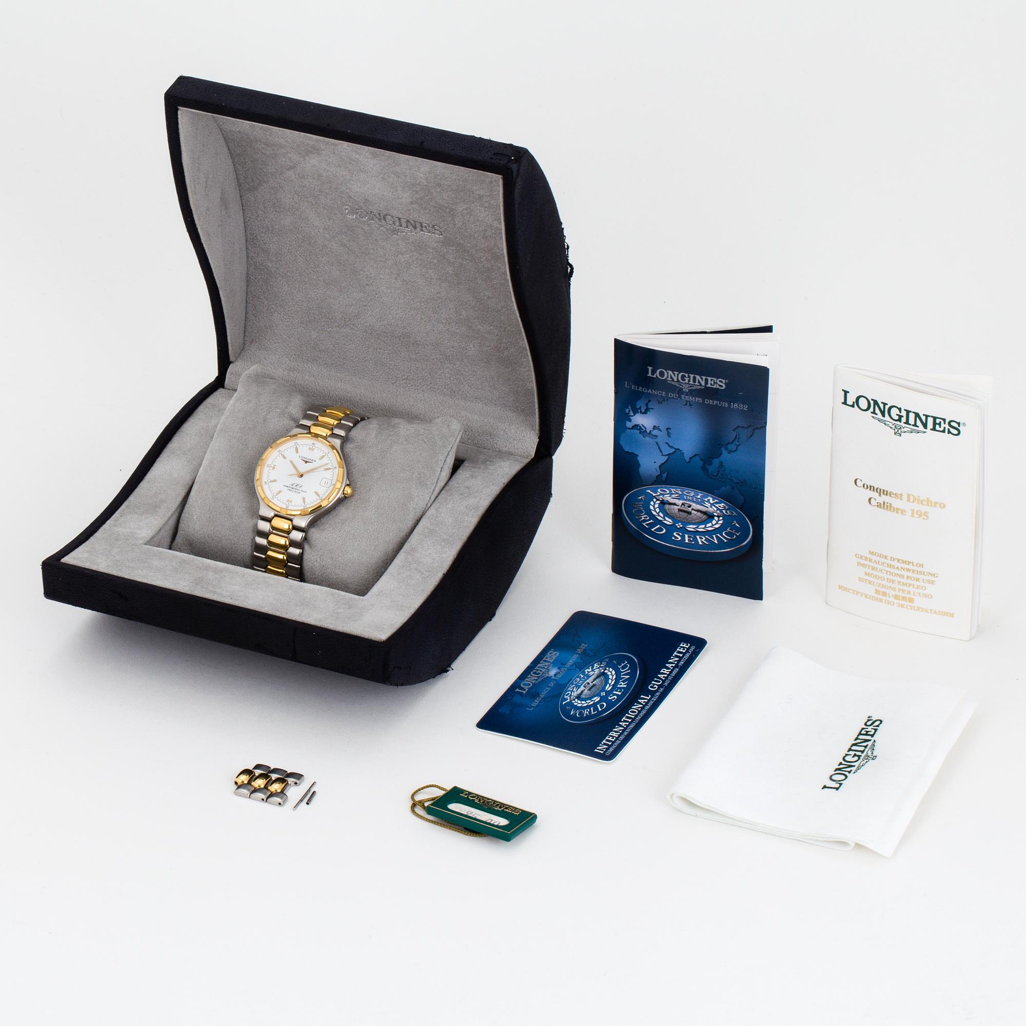 LONGINES, Conquest, A.H.P, wristwatch, 35 mm.
