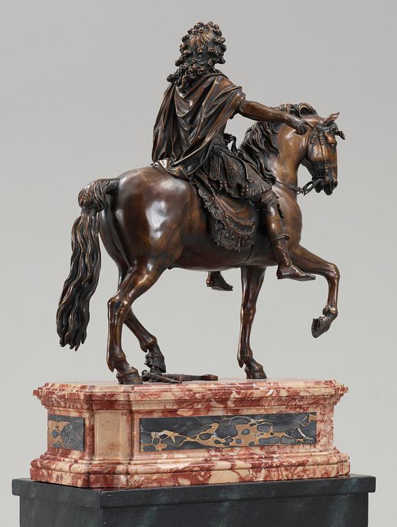 Pietro Sormani, Equestrian sculpture with Louis XIV.