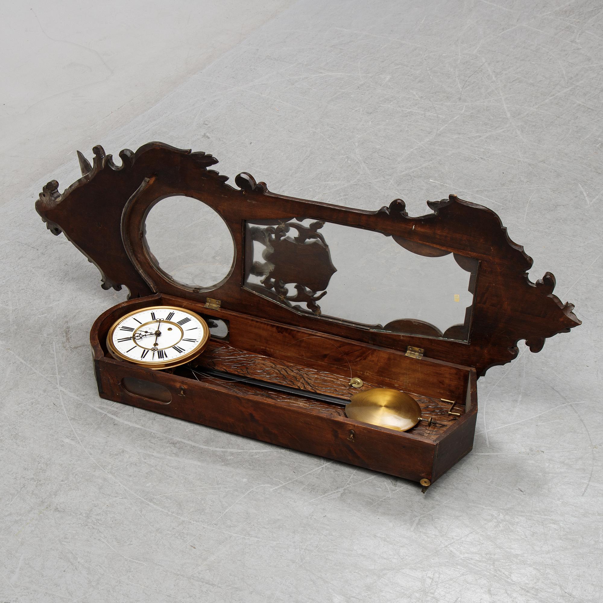 A wallregulator clock from Gustav Becker, late 19th Century.