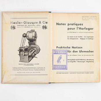 Books about clocks and watchmaking – 31 vols.