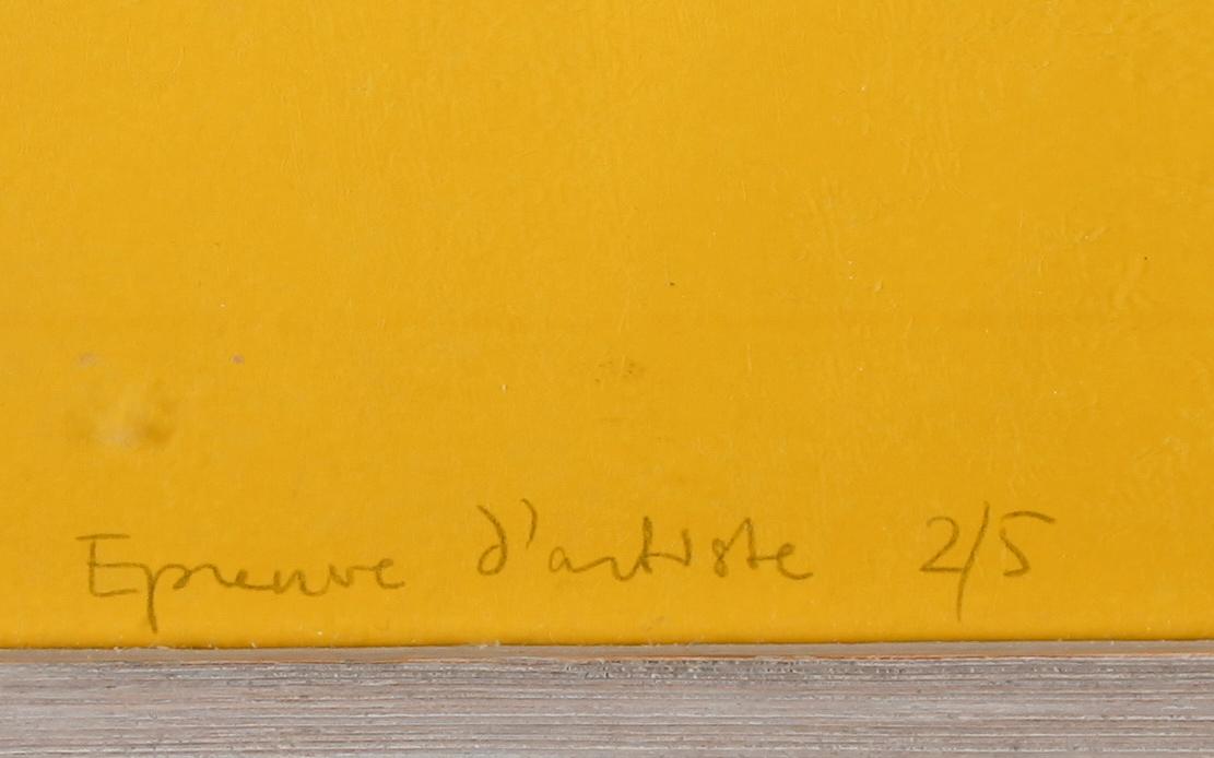 KG NILSON, silkscreentryck, signerad, daterad 1968 och numrerad EA 2/5.