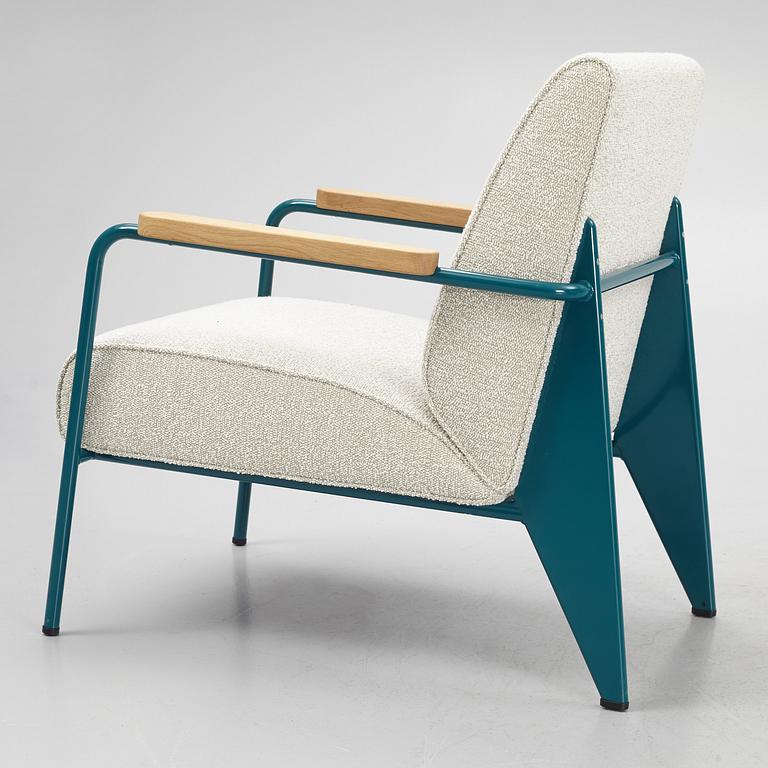 Jean Prouvé, a pair of "Fauteuil de Salon" armchairs, Vitra.