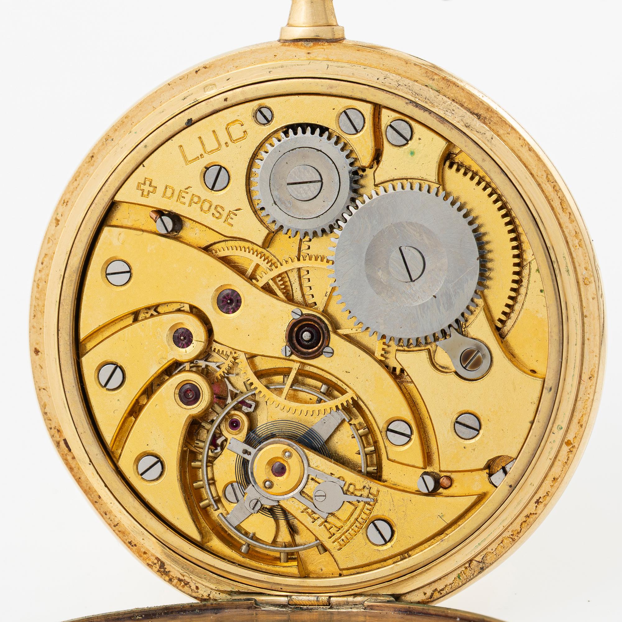 L.U.C., “Chopard”, pocket watch, hunter, 51 mm.