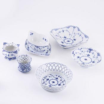 A 90-piece 'Musselmalet' porcelain service, Royal Copenhagen, Denmark.