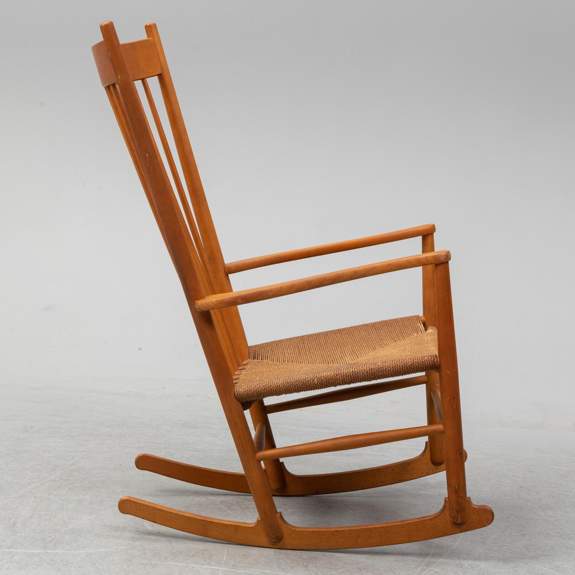 HANS J WEGNER, gungstol, "J16" FDB Møbler, Danmark 1940-tal.