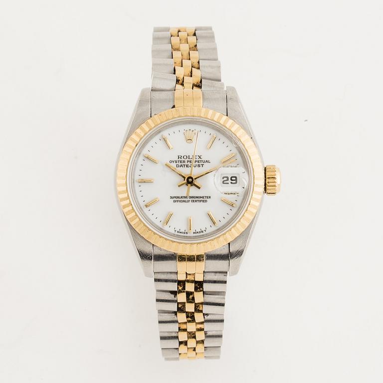 Rolex, Oyster Perpetual, Datejust, Chronometer, wristwatch, 26 mm.