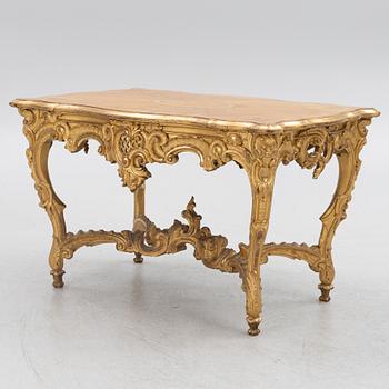 Salon table, Louis XV style, France, early 20th century.