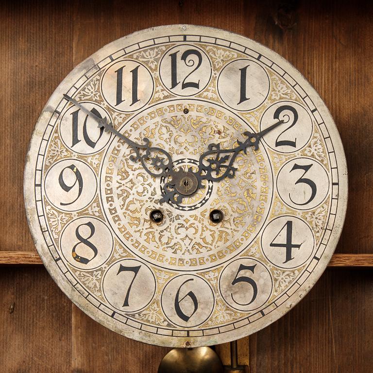 A Neo-Renaissance Lenzkircher wall clock, late 19th Century.