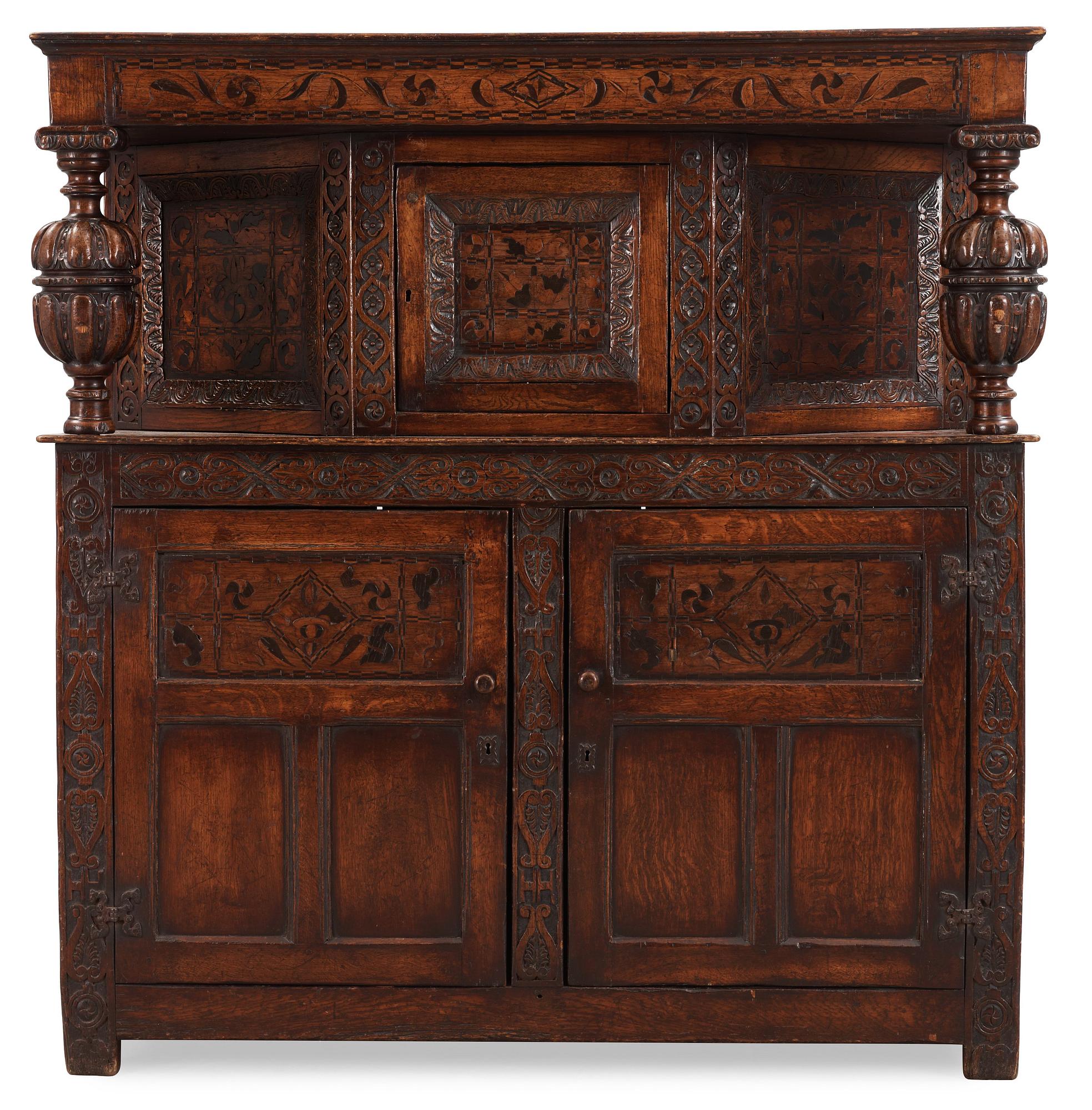 STOLPSKÄNK. England, 1600-tal.