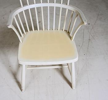 KARMSTOL, sk Windsorstol, 1900-tal.