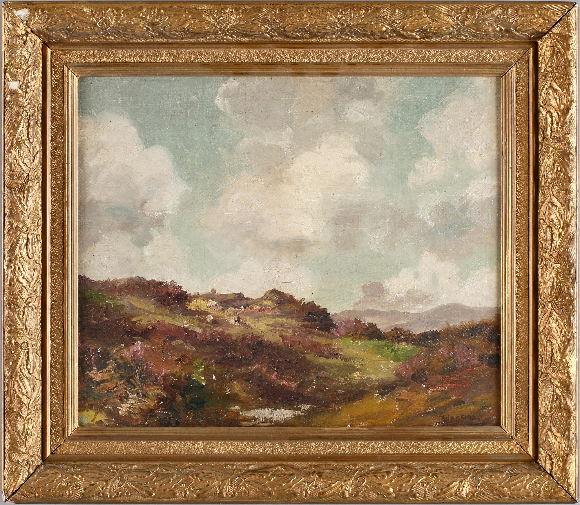 ARTHUR JENKINS, olja på pannå, sign.