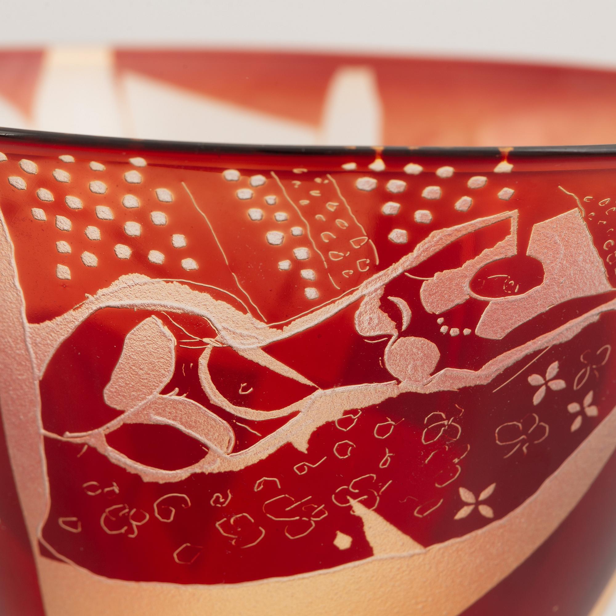 Klas Tinbäck, a bowl, Kosta.