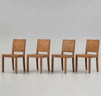 Axel Einar Hjorth, stolar, 4 st "Wärmdö", Nordiska Kompaniet 1930-tal.