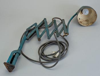 VÄGGLAMPA, industrimodell, 1900-talets mitt.