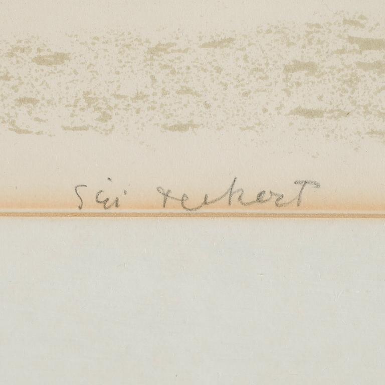 SIRI DERKERT, färglitografi, signerad, numrerad 110/250.