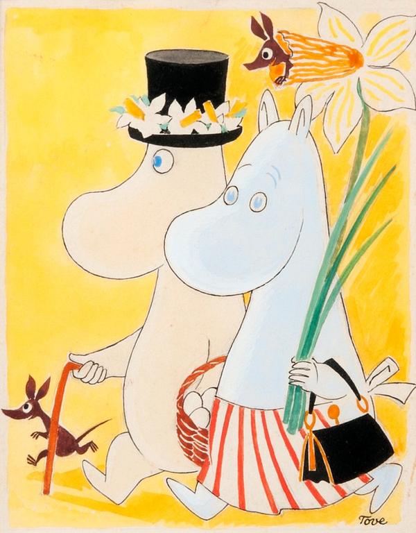 Tove Jansson, MOOMINMAMMA AND MOOMINPAPPA/EASTER.