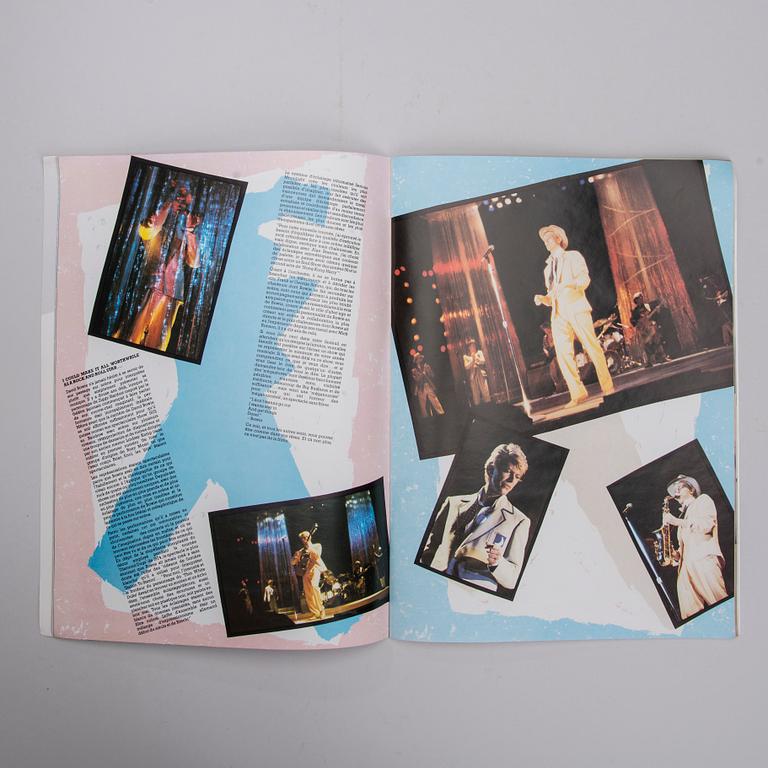 OHJELMA, David Bowie, "Serious Moonlight Tour 83".