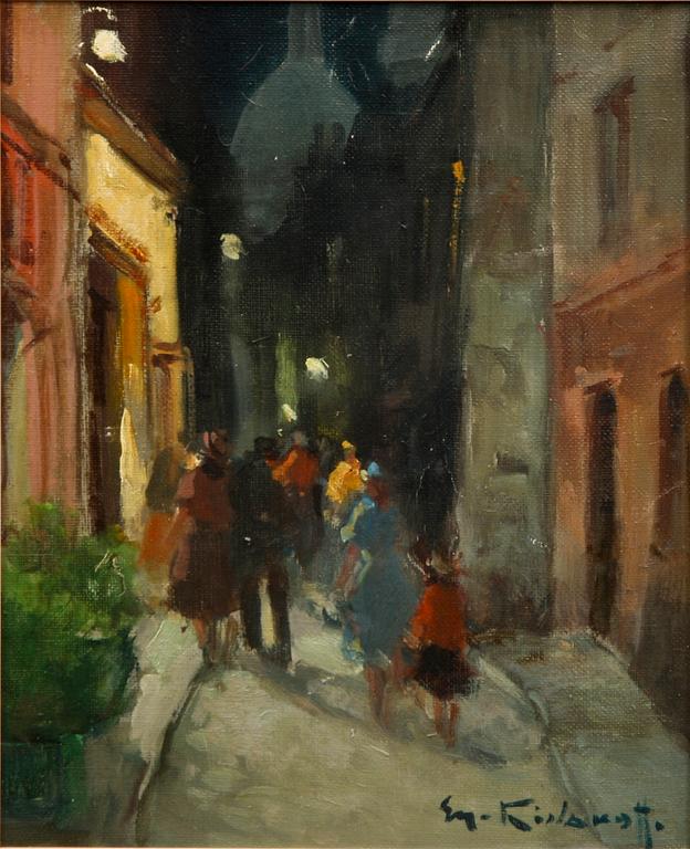 SERGE KISLAKOFF, olja på duk, sign. 1900-talets mitt.