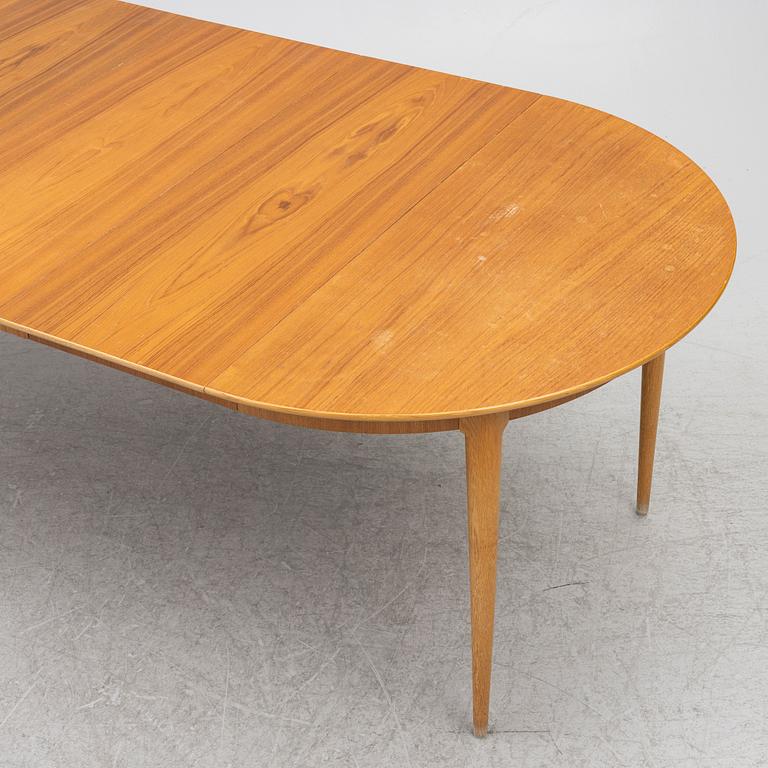 Dining table, mid-20th century.