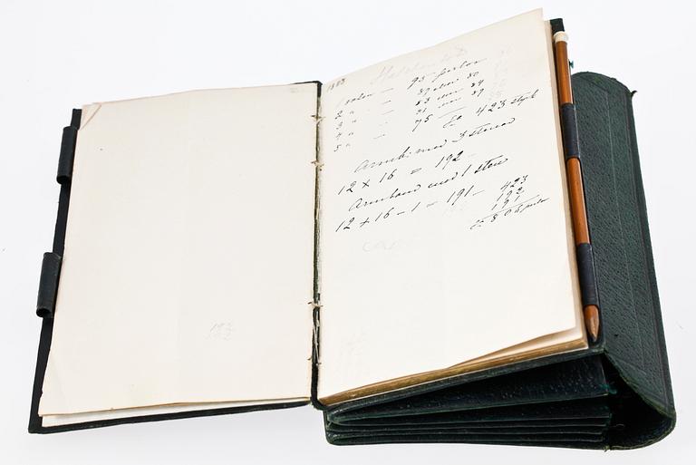 PORTMONNÄ, läder, 1900-tal.