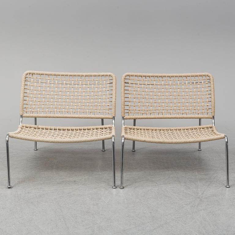 PIERO LISSONI, a pair of "Frog Lounge" easy chairs, Living Divani.
