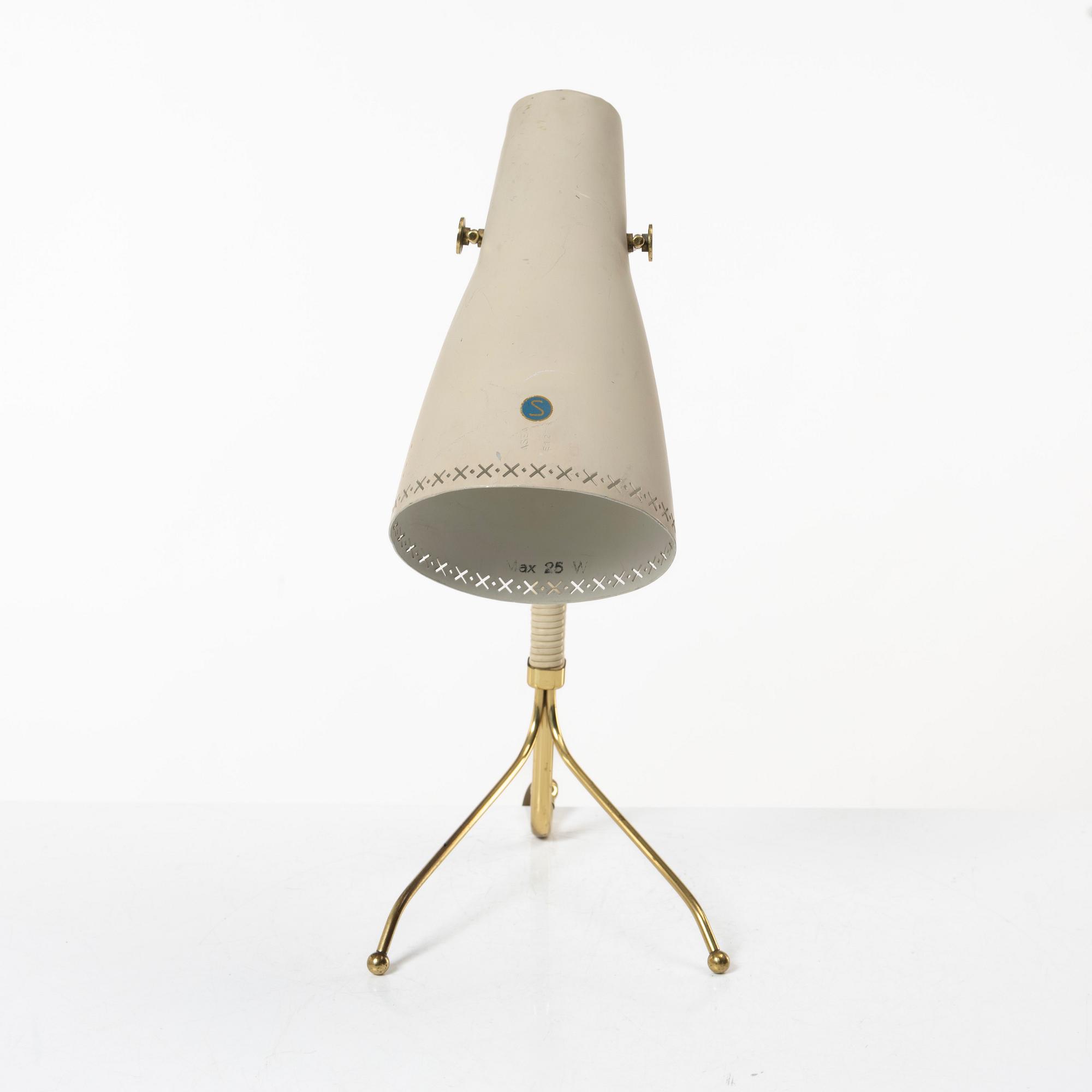 Bordslampa, Asea, modell E127, 1950-tal.