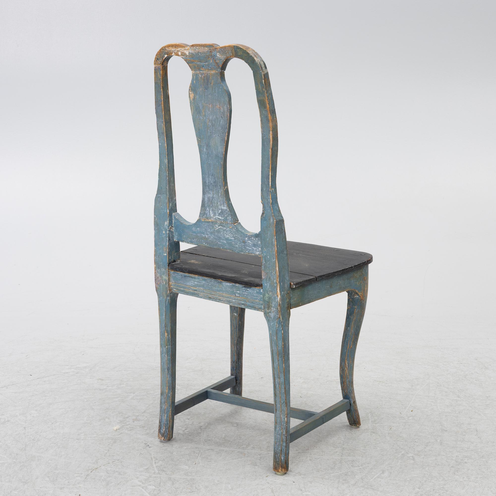 A 19th century  Folk Art chair.