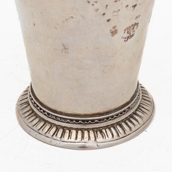 A Swedish silver beaker, mark of Mikael Hammarberg, Härnösand, 1766.