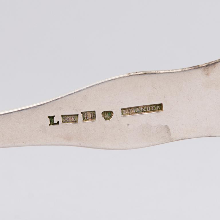 FREDRIK TIANDER, GAFFLAR, 6 st, Lovisa, Finland 1855.