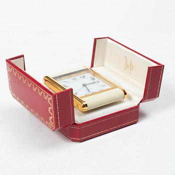 Table clock, Cartier, second half of the 20th century.