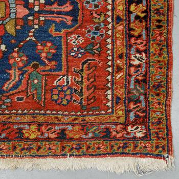 A runner, semi-antique North west persian, ca 362 x 105 cm.