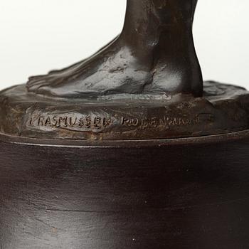 Carl Milles, Stående kvinnomodell med uppsatt hår.