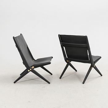 Mogens Lassen, stolar 1 par " Saxe chair", By Lassen 2022.