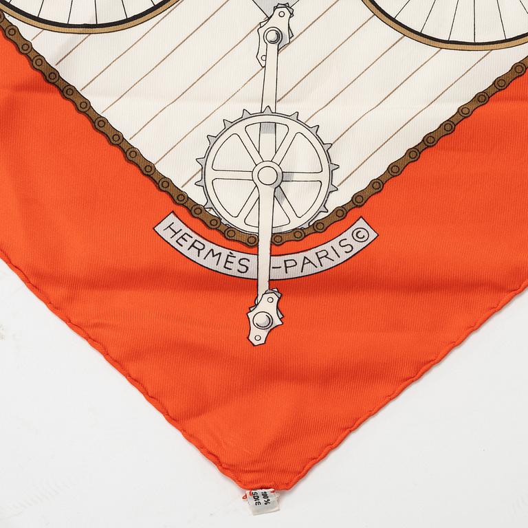 Hermès, scarf, "Les Bécanes".