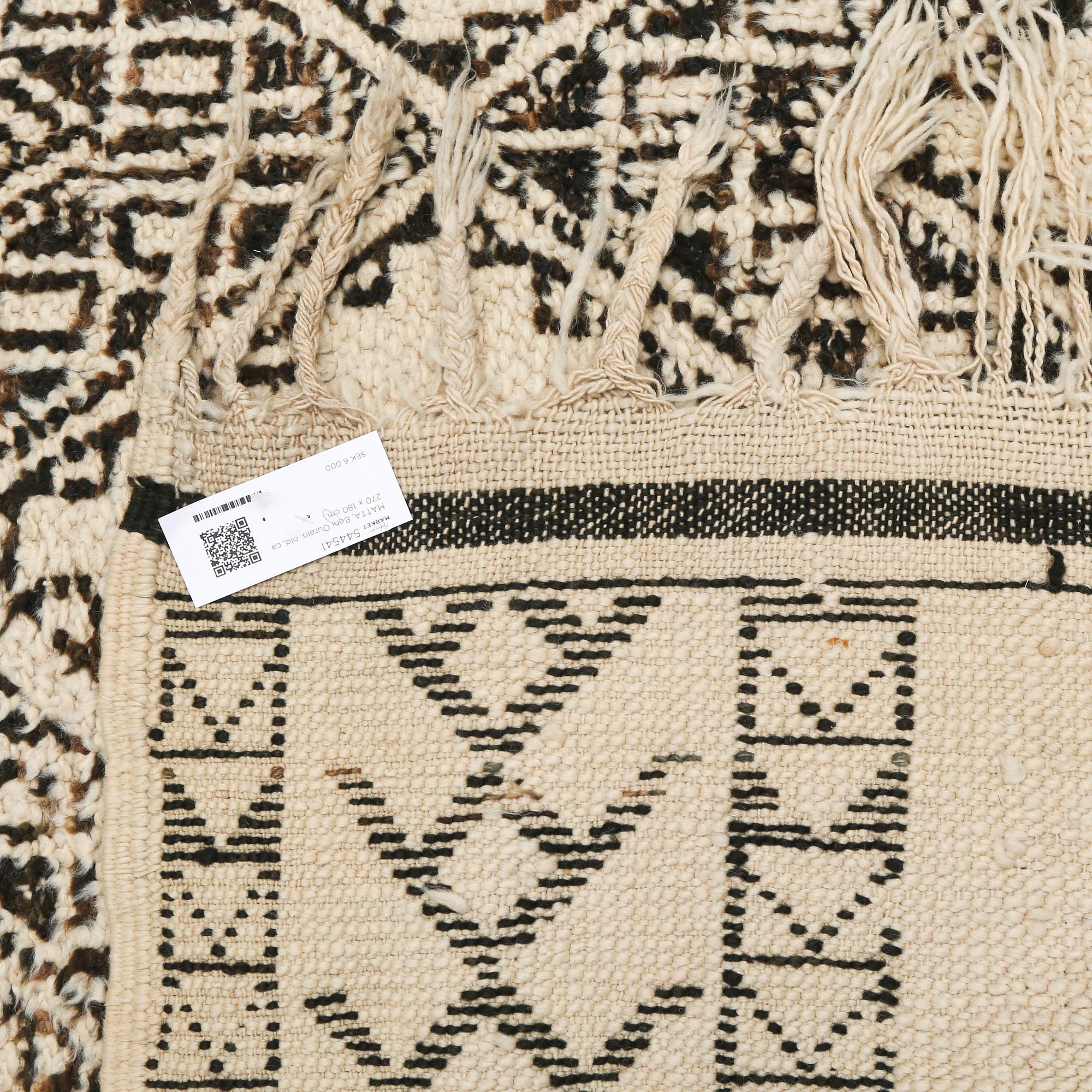 MATTA, Beni Ourain, old, ca 270 x 180 cm.