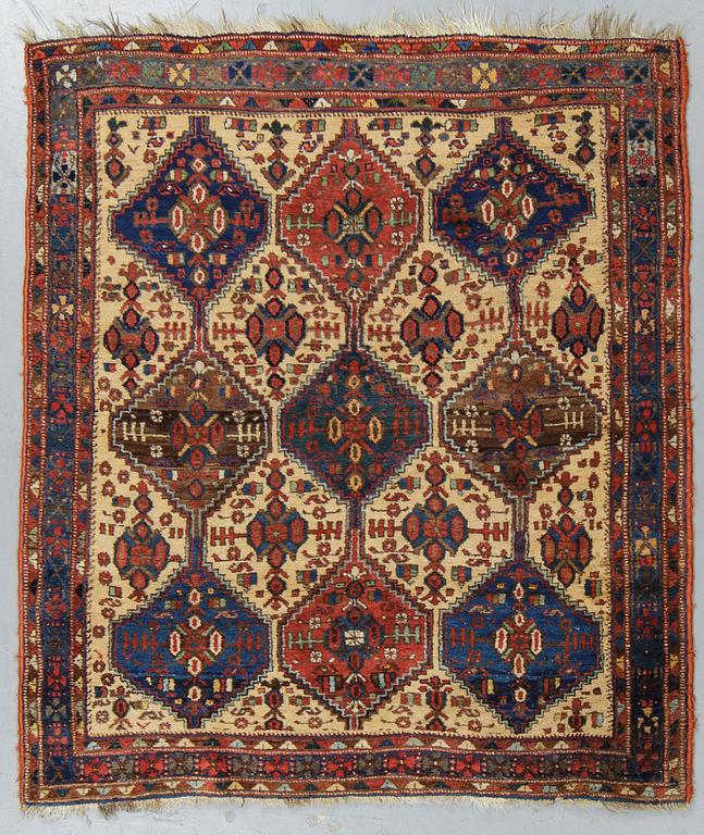 A rug, semi-antique Afshar, ca 136 x 120 cm.