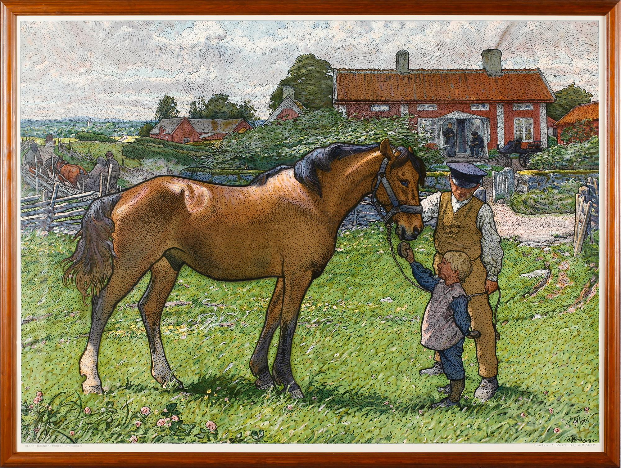 LITOGRAFISKT TRYCK, 1900-talets första hälft.