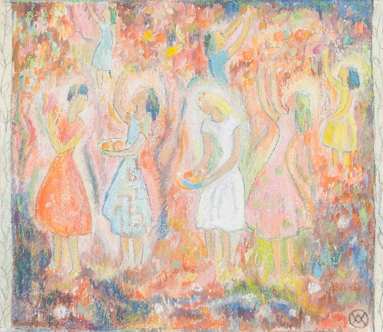 Margareta Ahlstedt-Willandt, 'The apple pickers'.