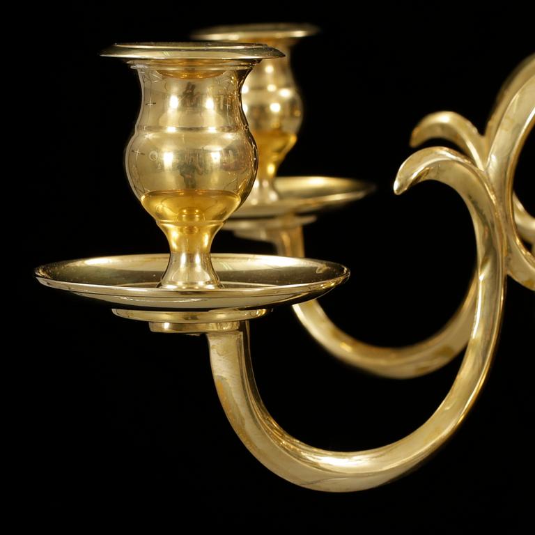 LJUSKRONA, modell 205, barockstil, Skultuna, 1900-tal.