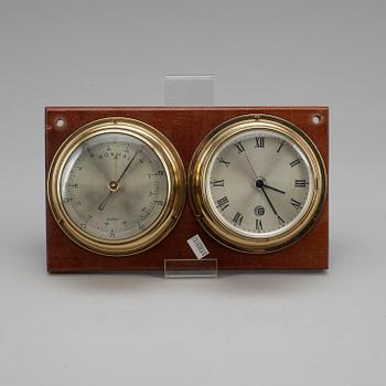 SKEPPSKLOCKA OCH BAROMETER, 1900-tal.