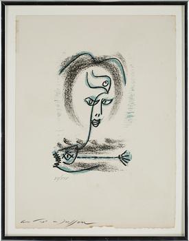 André Masson · ANDRÉ MASSON, färglitografi, sign o numr VI/XXV
