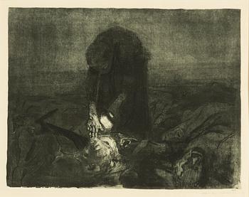 Käthe Kollwitz, "Schlachtfeld" from: Bauernkrieg (Peasant's War).